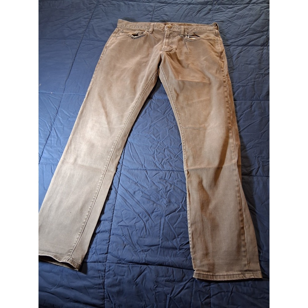 Old Navy Skinny Jeans Mens 34x32 Gray Stretch Denim Casual Slim Fit Pants